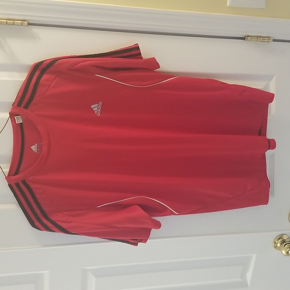 Adidas Climalite T shirt Size L Red